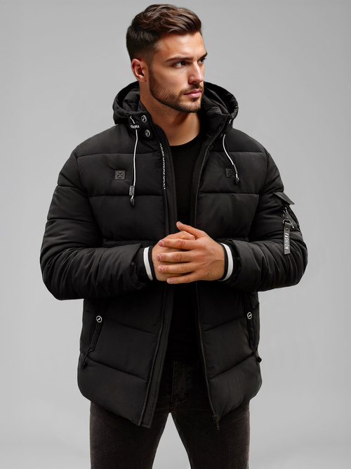 Men's Jacket - Black OZONEE JS/57M7502/392Z