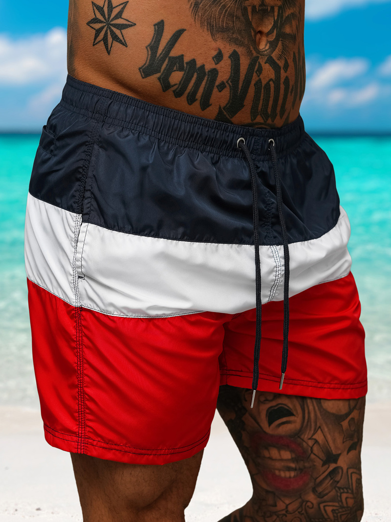 Men's Shorts - Dark Blue/Red OZONEE JS/17K567/5