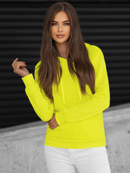 Women's Hoodie - Yellow neon OZONEE JS/W02Z