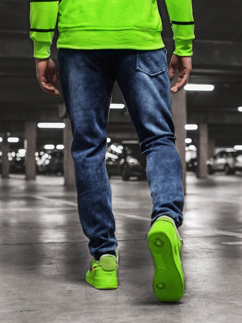 Men's Jogger Jeans Blue OZONEE JS/KK1061