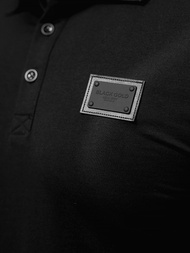 Men's Polo Shirt - Black OZONEE NB/MT3018Z