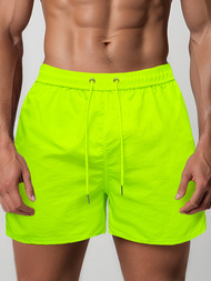Men's Swim Shorts - Yellow-Neon OZONEE JS/XL018/81Z