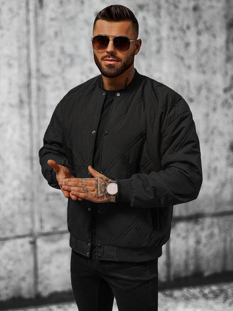 Men's Jacket - Black OZONEE JS/84M3020/392