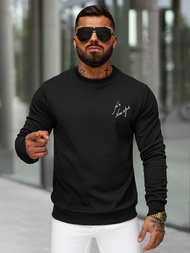Men's Sweatshirt - Black OZONEE O/P2031Z