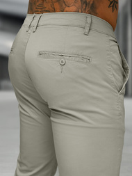 Men's Chinos - Grey OZONEE BL/SK222/5