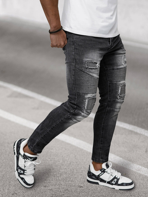 Men's Jeans - Black OZONEE NB/MP0142N