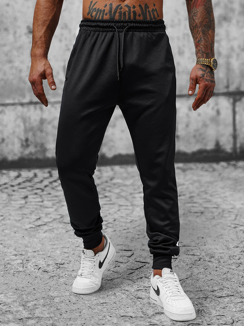 Men's Sweatpants - Black OZONEE JS/8K166