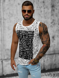 Men's Tank Top - White OZONEE O/T103/1
