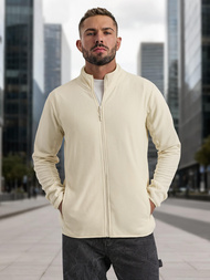 Men's Sweatshirt - Ecru OZONEE JS/HH016/1