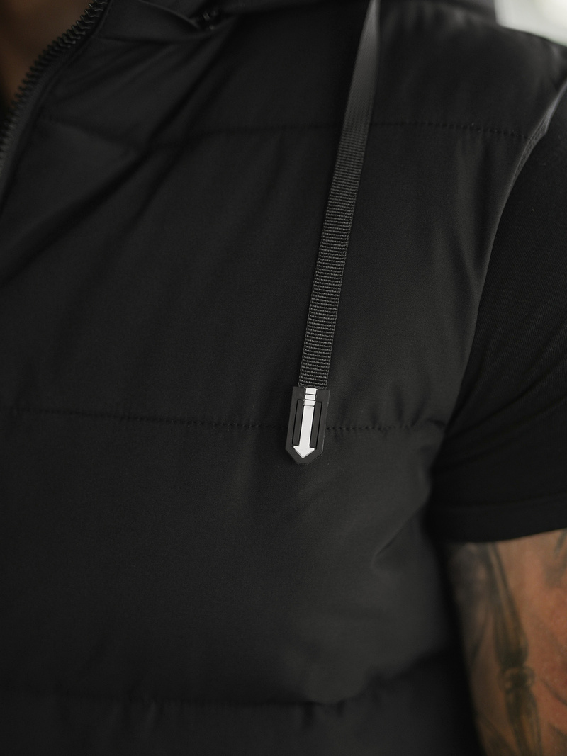 Men's Gilet - Black OZONEE JS/32M1780/392Z