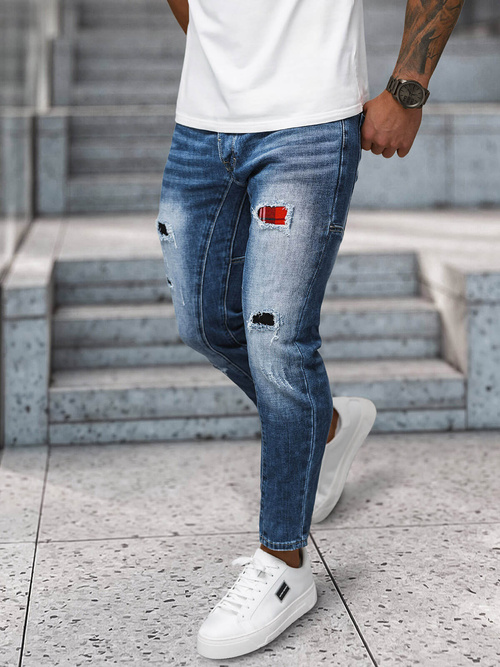 Men's Jeans - Blue OZONEE NB/MP0050B