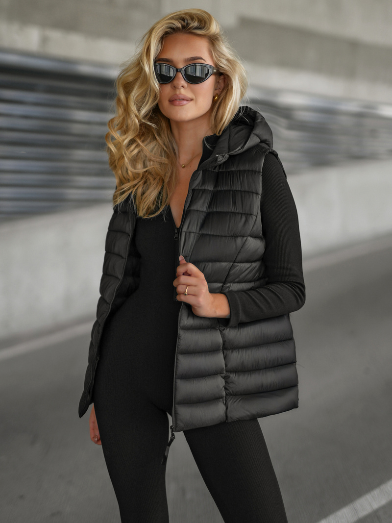 Women's Gilet - Black OZONEE JS/11Z8225