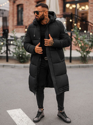 Men's winter jacket - black OZONEE JS/19M1290/392