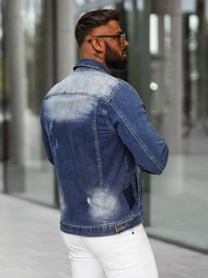 Men's Denim Jacket - Blue OZONEE NB/MJ536B
