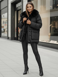 Women's Jacket - Black OZONEE JS/16M9185/392Z