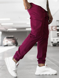 Men's Joggers - Burgundy OZONEE MACH/5012