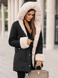 Women's Jacket - Black OZONEE JS/M763/392Z