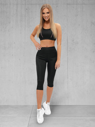 Two-piece tracksuit set black OZONEE O/XL012/1Z