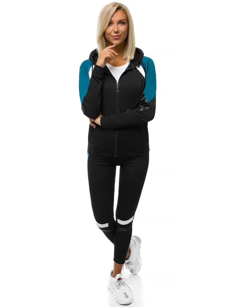 Two-piece tracksuit set Black OZONEE JS/YW06007/1/18