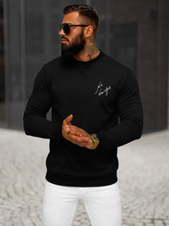 Men's Sweatshirt - Black OZONEE O/P2031