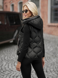 Women's Gilet - Black OZONEE O/5M3235/392Z