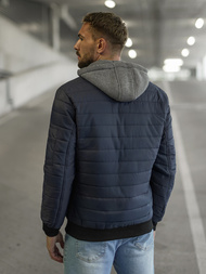 Men's Jacket - Navy Blue OZONEE JS/8M985/215Z