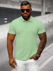 Men's Polo Shirt - Mint OZONEE JS/8T80/153Z