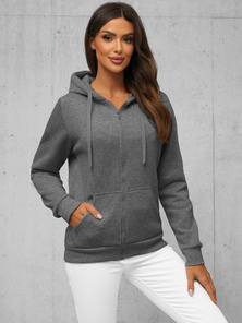 Women's Hoodie - Anthracite OZONEE JS/W03Z