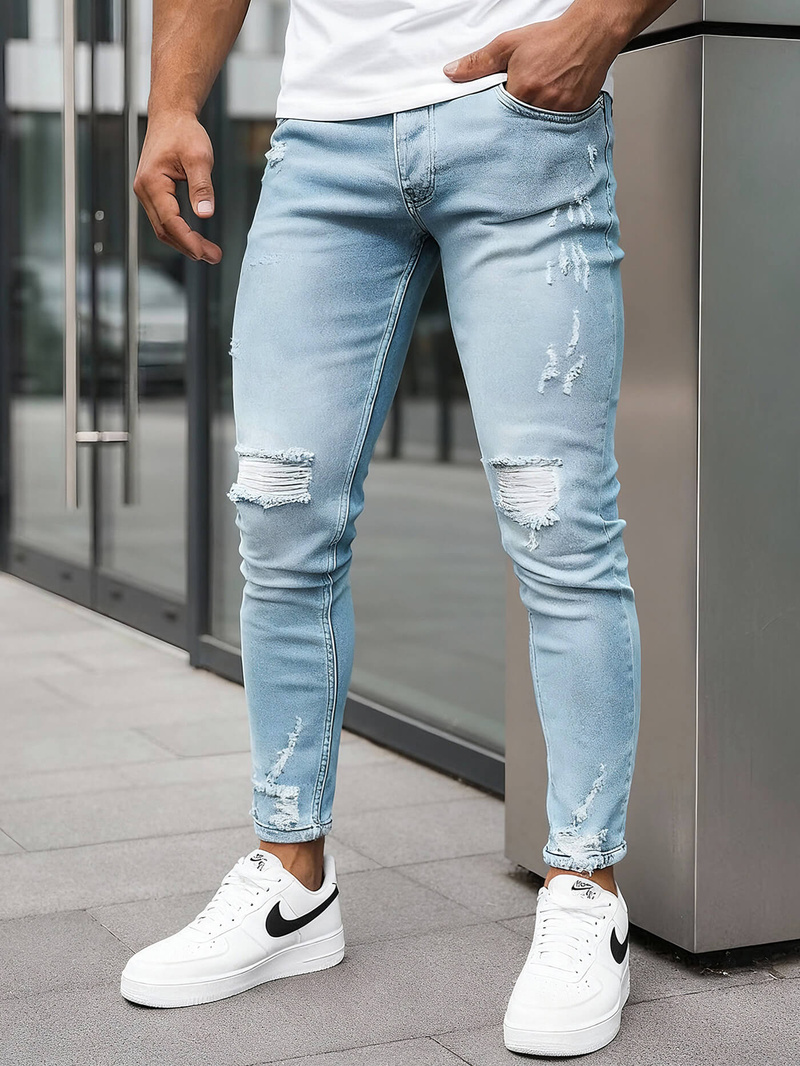 Men's Jeans - Light Blue OZONEE DO/2860