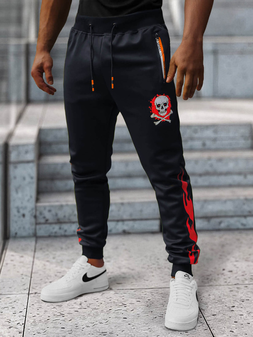 Men's Sweatpants - Navy blue OZONEE JS/K10237Z