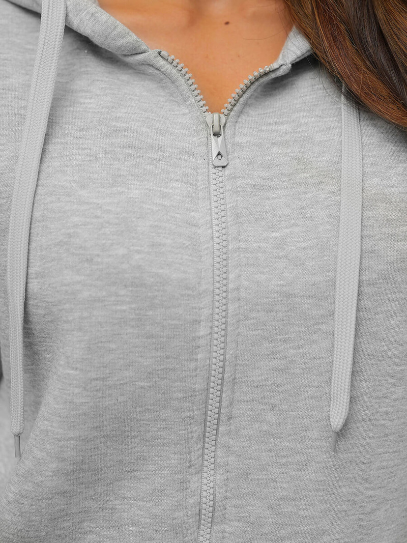 Women's Hoodie - Grey OZONEE JS/W03Z