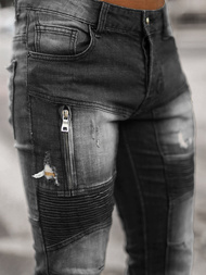 Men's Jeans - Black OZONEE NB/MP0046NZ