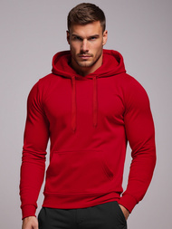 Men's Hoodie - dark-red OZONEE JS/2009Z