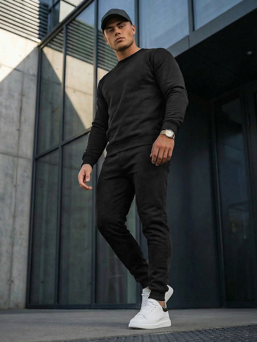 Men's Tracksuit - Black OZONEE JS/68C10380/3Z