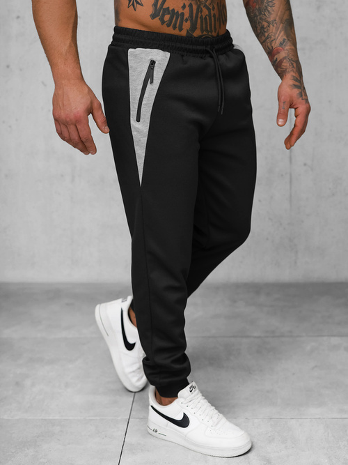 Men's Sweatpants - Black OZONEE JS/15K1813/3