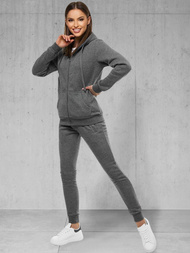 Women's tracksuit Dark grey OZONEE 48