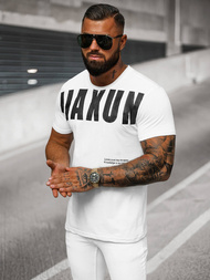 Men's T-shirt - White OZONEE O/T1279/1