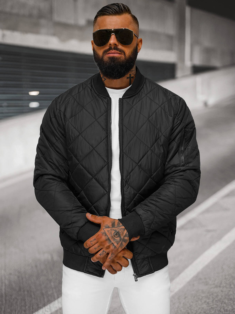 Men's Jacket - Black OZONEE JS/MY01Z