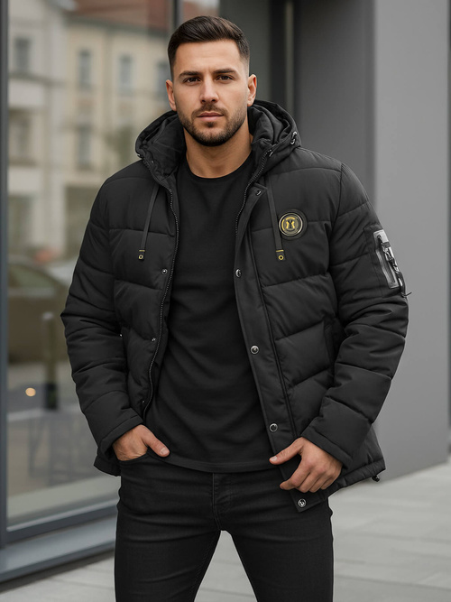 Men's Jacket - Black OZONEE JS/57M7503/392Z