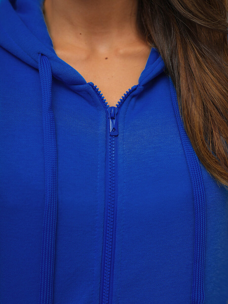 Women's Hoodie - Cobalt OZONEE JS/W03Z