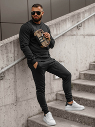 Men's Tracksuit - Black OZONEE JS/68C10380/3Z
