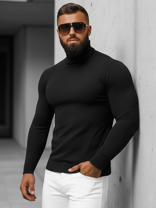 Men's Jumper - Black OZONEE NB/MMB600/4Z