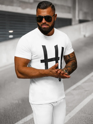 Men's T-shirt - White OZONEE O/T1261/1