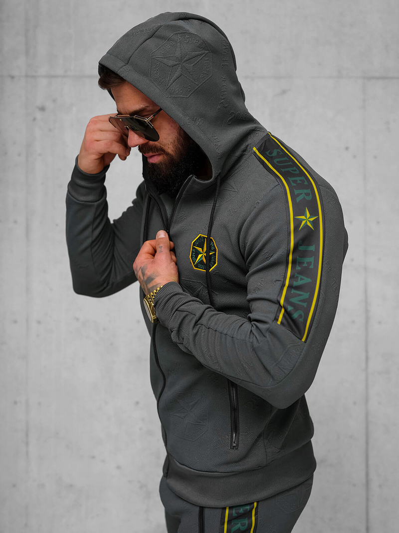 Men's Tracksuit - Anthracite OZONEE O/FF3562AB