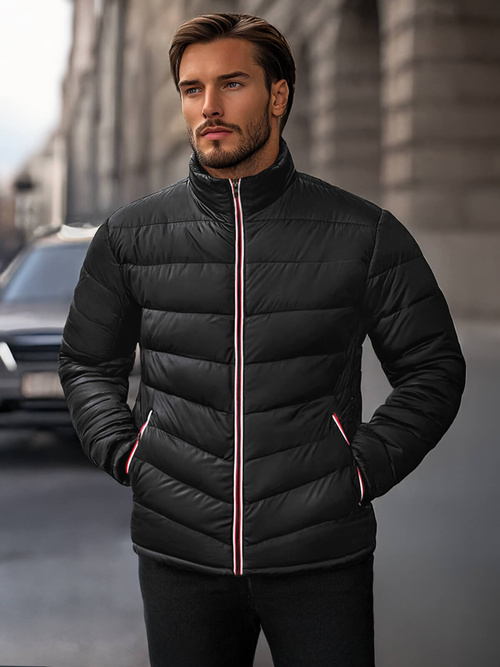 Men's Jacket - Black OZONEE JS/SM71Z