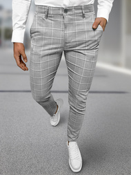 Men's Chinos - Grey OZONEE DJ/5522Z