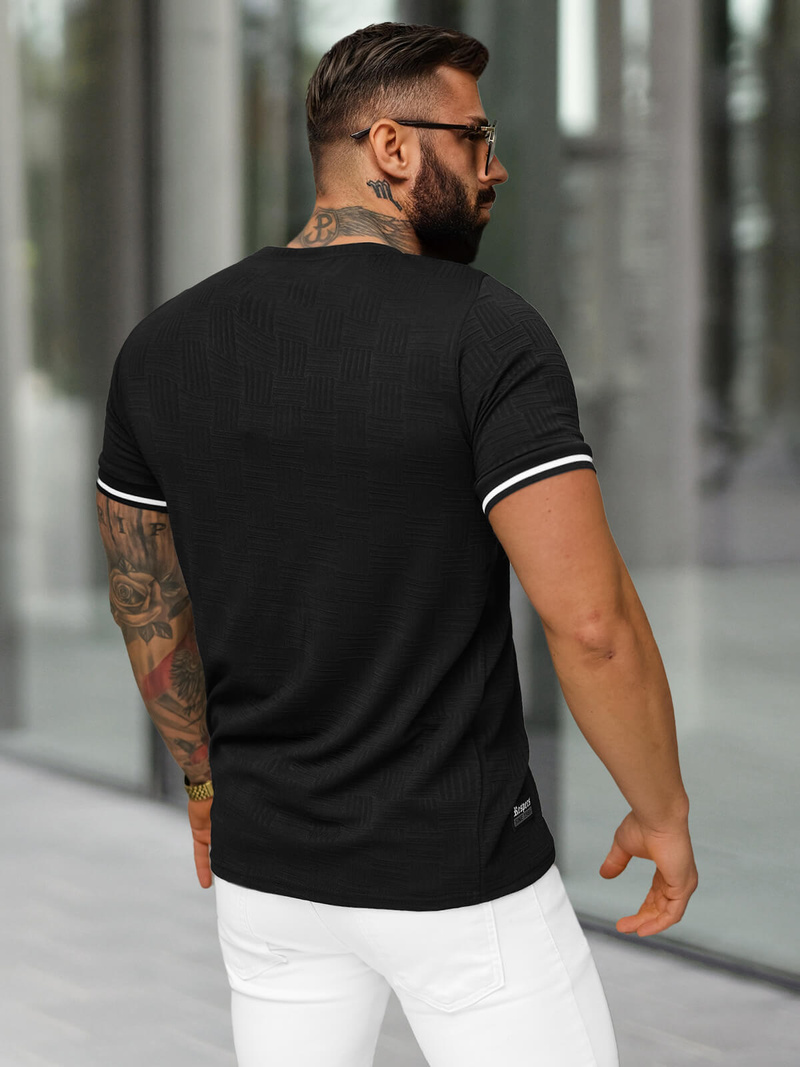 Men's T-shirt - Black OZONEE O/QS11628