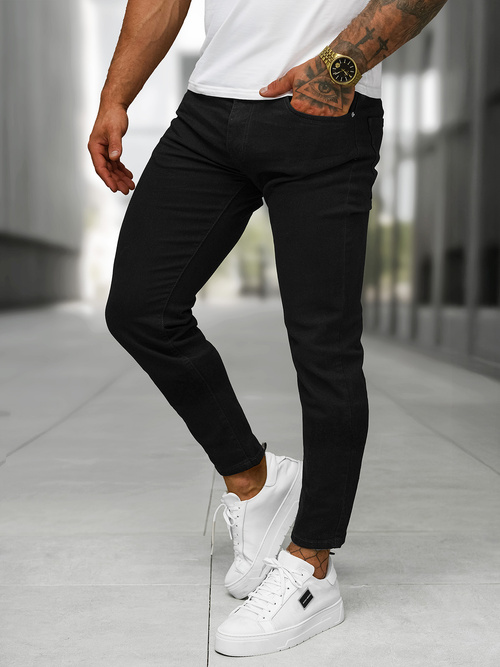 Men's Jeans - Black OZONEE BL/JK885