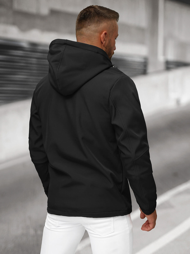 Men's Softshell Jacket - Black OZONEE JS/27B6523/3