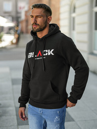 Men's Hoodie - Black OZONEE JS/8B1756/3